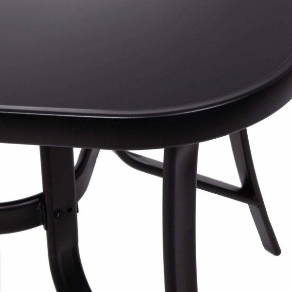 Zahradní stůl 120x70 cm SPRINGOS TOSCANA GF0077 černý