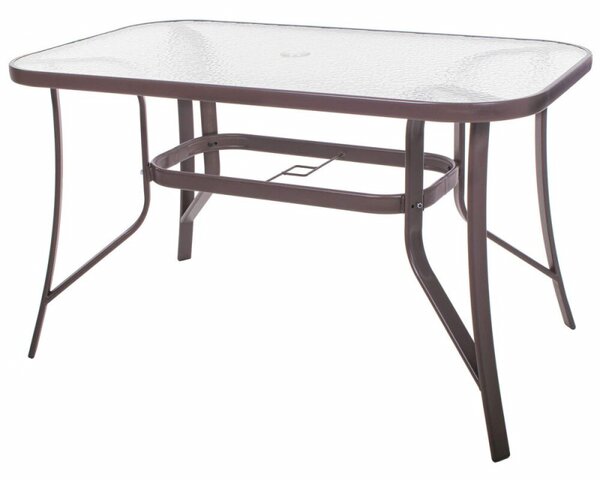 Zahradní stůl 120x70 cm SPRINGOS TOSCANA GF0076 hnědý