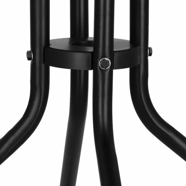 Zahradní stolek 60 cm SPRINGOS BISTRO GF0082 černý
