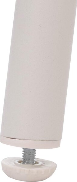 Sada 6 hliníkových jídelních židlí HWC-P89, židle do interiéru s područkami, látka/textil (180 g/m²) provazové pletivo Rope krémová