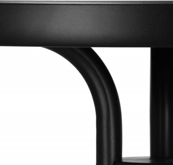 Zahradní stolek 60 cm SPRINGOS BISTRO GF0082 černý