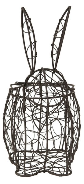 Kovový koš / květináč "Zajíček" - 20 cm