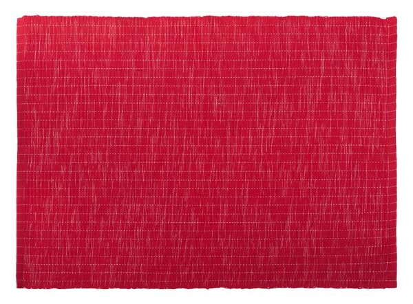 Prostírání MELI uni-proužek červená prostírání cca 30 x 45 cm