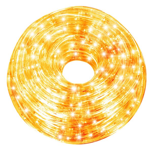 LED světelná hadice - 10m, 240LED, 8 funkcí, IP44, teplá bílá