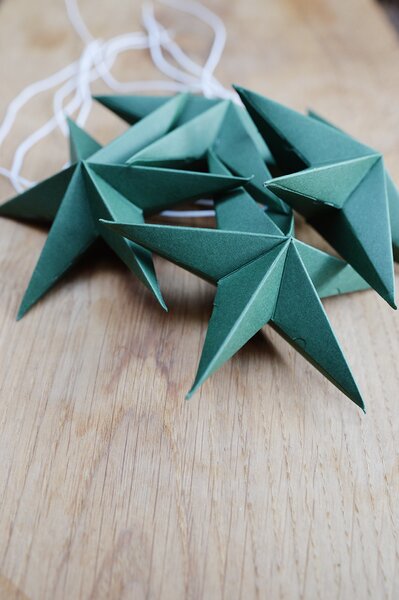 Noordliving Šesticípá hvězda Xmas Green - 12 cm NL150