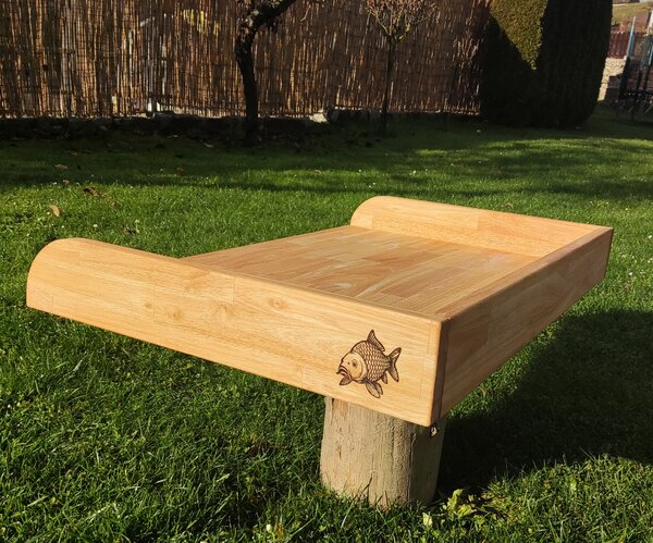 Dřevěný vál na ryby Gravírování: Bez textu