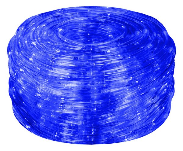 LED světelná hadice - 10m, 240LED, 8 funkcí, IP44, modrá
