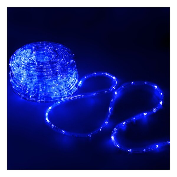 LED světelná hadice - 10m, 240LED, 8 funkcí, IP44, modrá