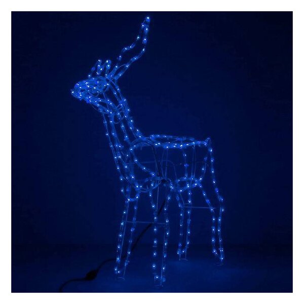 LED Sob - 90cm, 216LED, IP44, modrá