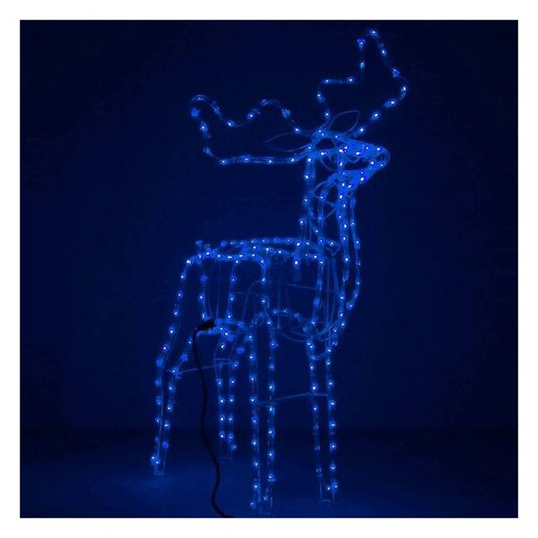 LED Sob - 90cm, 216LED, IP44, modrá