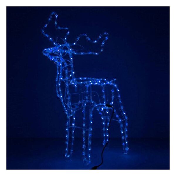 LED Sob - 90cm, 216LED, IP44, modrá