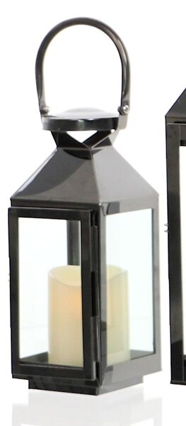 Designová chromová lucerna MSL4025 - černá (10x9x25,5cm) moderní stylu