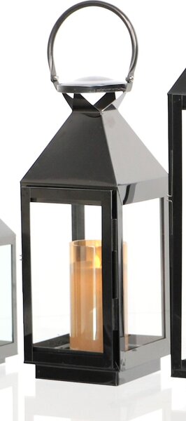 Designová chromová lucerna MSL4025 - černá (15x14x40cm) moderní stylu