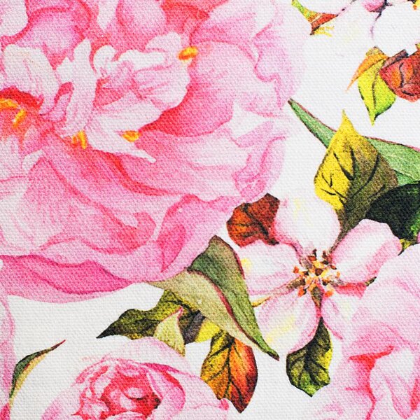 Povlak FLORA pivoine smetanovorůžová 45 x 45 cm