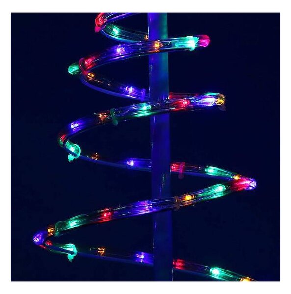 LED Vánoční stromek - 135cm, 192LED, IP44, multicolor