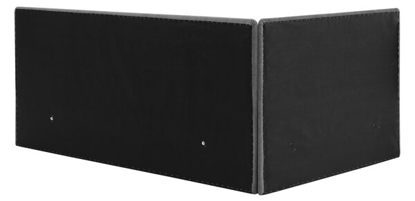 Jednolůžková postel 110 cm Optoman (hnědošedá) (s roštem a matracem) (s úl. prostorem)
