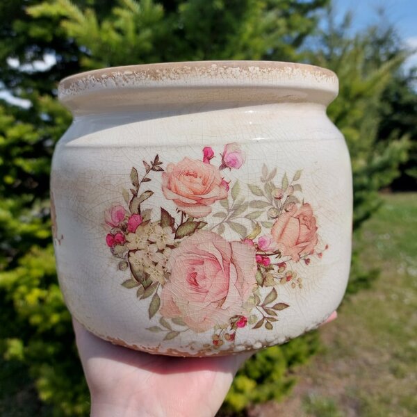 Keramický květináč - 13 cm