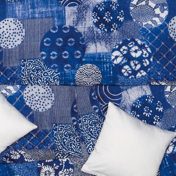 Povlečení KLASIK DESIGN batic modrá 140 x 200/70 x 90 cm