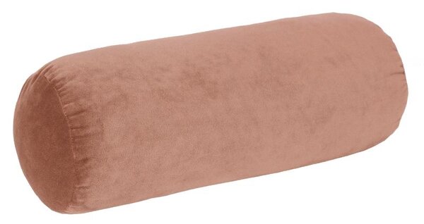 Polštářek - válec VELVET béžová 15 x 40 cm
