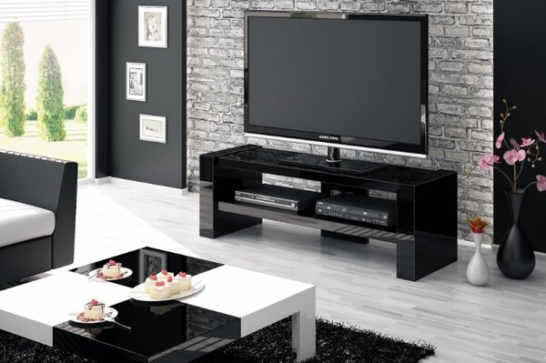 Televizní stolek DURANGO 2 BLACK +