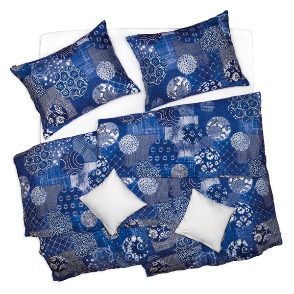 Povlečení KLASIK DESIGN batic modrá 140 x 200/70 x 90 cm