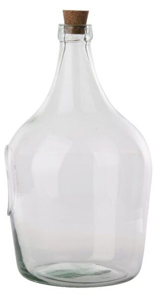 Skleněné terárium demižon otevřený z recyklovaného skla, 5l