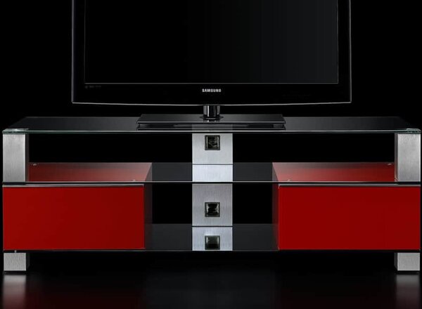 TV stolek SONOROUS MD 9140 (červený) + LUXUS DÁREK