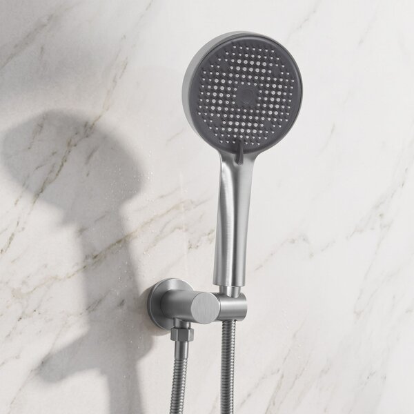 Rea, Podomítková sprchová souprava Rea Grace Brush Nickel + BOX, REA-P4404