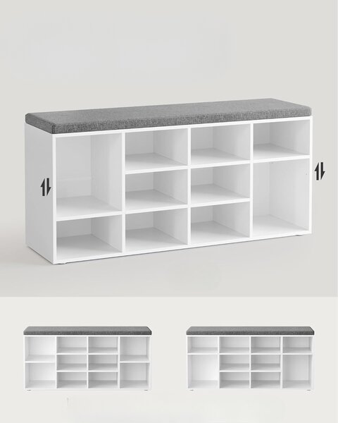 SONGMICS Botník Vasagle Endersen 104 cm bílý