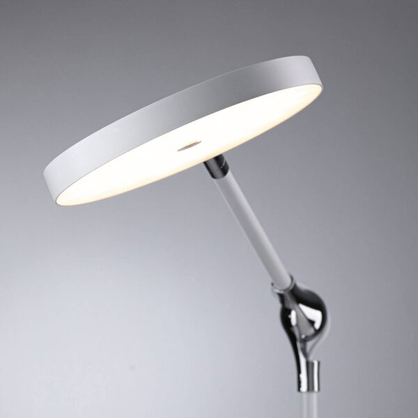 Paulmann Numis LED stolní lampa dobíjecí, bílá, stmívatelný, Bílá / opál, Pracovna / kancelář, Hliník, Moderní