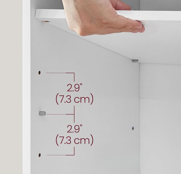 SONGMICS Botník Vasagle Endersen 104 cm bílý