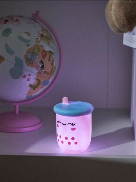 Sinsay - Dekorační LED lampička ve tvaru nápoje bubble tea - růžová