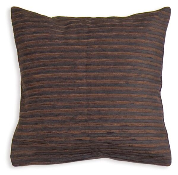 Povlak SOFA pruhy hnědošedá 45 x 45 cm