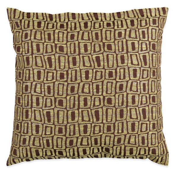 Povlak SOFA obdelníčky hnědokhaki 45 x 45 cm