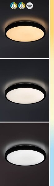 Rabalux 71440-LED Stm. koup. stropní svítidlo ALENZO LED/36W/230V IP44 černá +DO