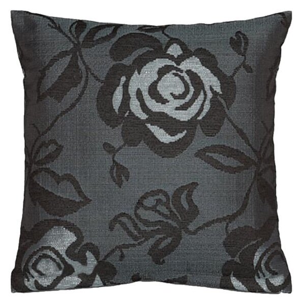 Povlak SOFA květina černostříbrná 45 x 45 cm