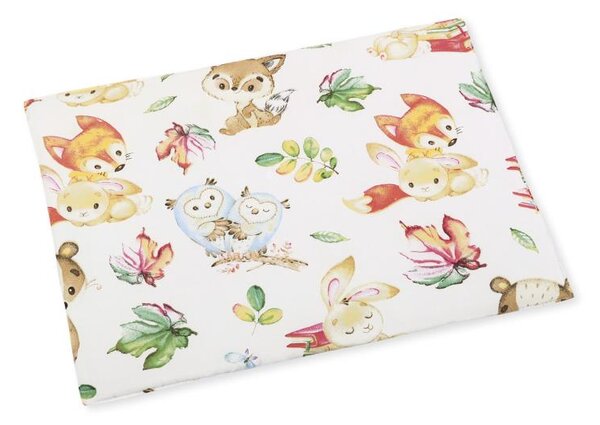 BELLATEX Polštářek pro kojence do postýlky Bílá, Žlutá 42x32 cm - tenký