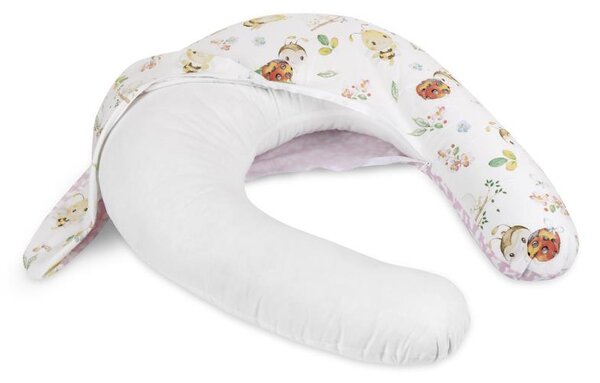 BELLATEX Povlak na kojicí polštář na zip Zelená, Červená, Bílá po obvodu 180 cm