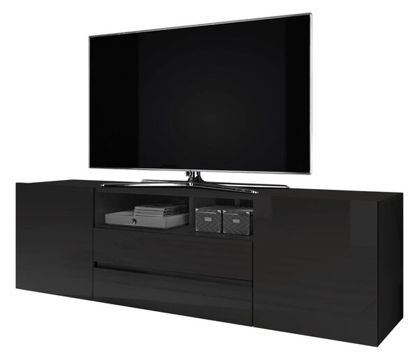 TV skříňka/stolek Boss (černá). Akce -14%