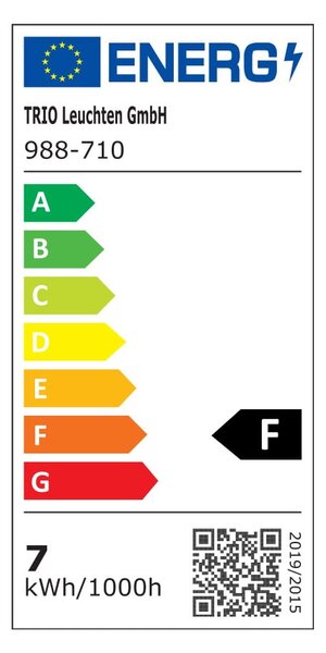 Teplá LED žárovka E27, 7 W Globe – Trio