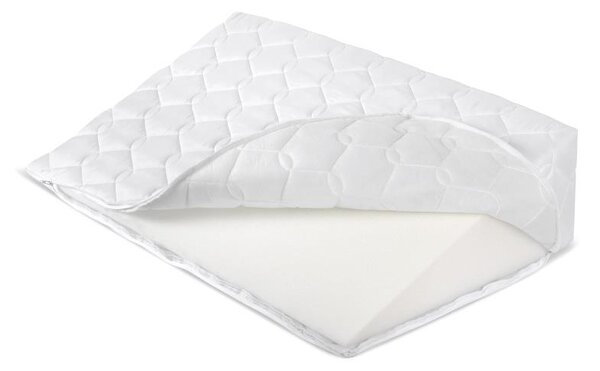 BELLATEX Klínový podhlavník s proševem Bílá 80x50x20 cm