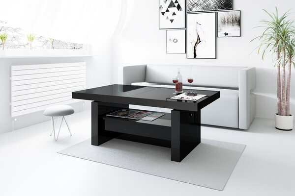 Konferenční stolek AMALFI (černý lesk)