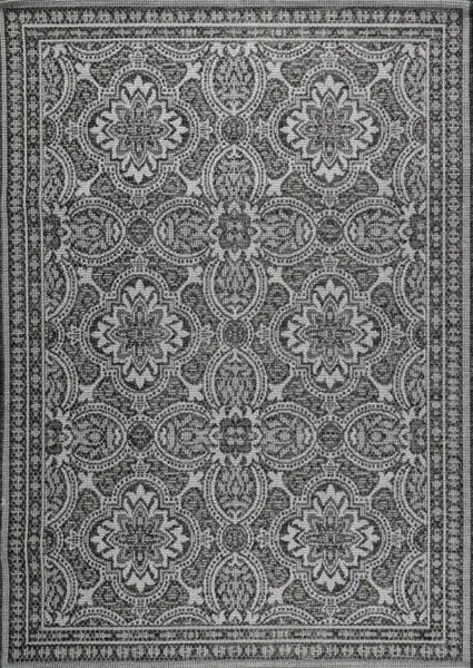 Vopi | Kusový koberec Flat 21193-ivory/silver/grey - 160 x 230 cm