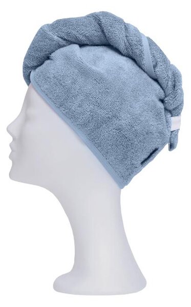 Modalový turban MODAL SOFT šedomodrá turban 70 cm