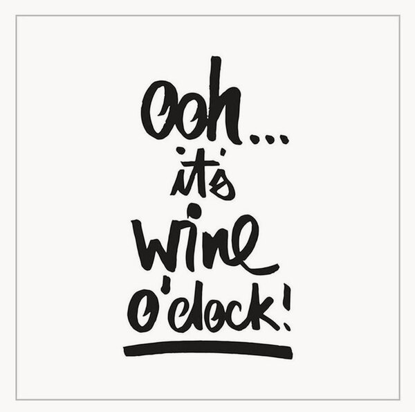 Sada papírových ubrousků Wine O'clock, 40 dílů