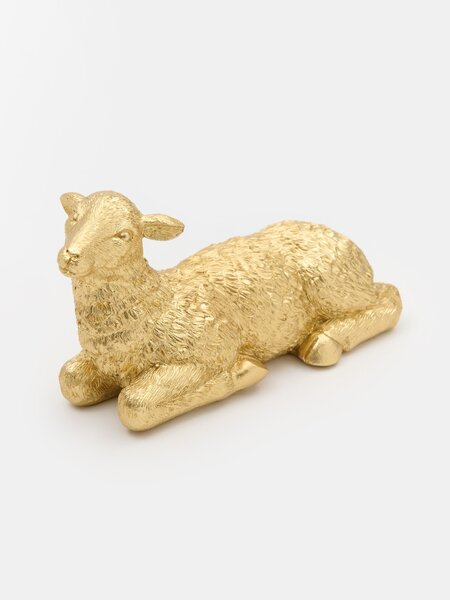 Sinsay - Velikonoční figurka beránka - zlatá