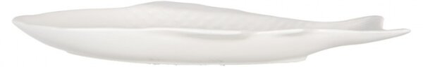 Bílá porcelánová miska ve tvaru ryby – 125 ml