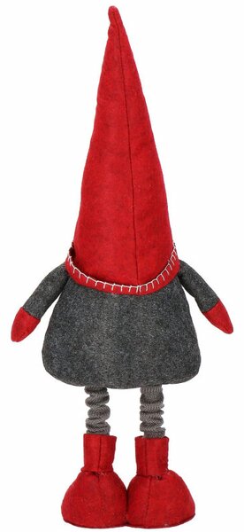 Skřítek GNOM se zdobenou čepicí, nastavitelný 51-70 cm
