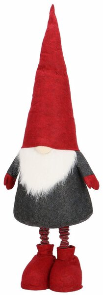 Skřítek GNOM s červenou čepicí, nastavitelný 60-90 cm