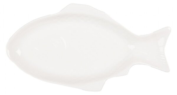 Bílá porcelánová miska ve tvaru ryby – 125 ml